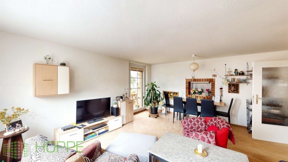 Wohnzimmer Perspektive 1 Einfamilienhaus Dahme/Mark