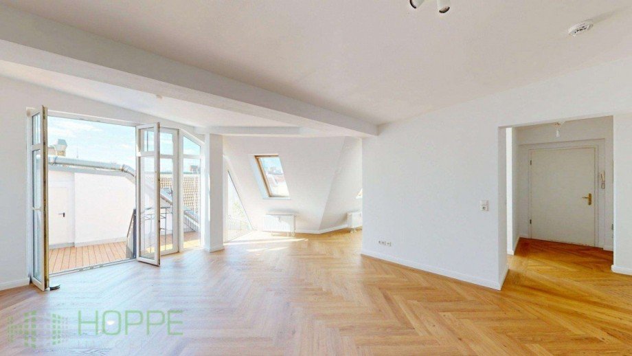 Essbereich Perspektive 2 Dachgeschosswohnung Berlin