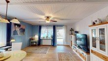 Wohnzimmer Perspektive 1 Bungalow in Altglienicke kurzfristig beziehbar - Komfortables Wohnen auf einer Ebene!