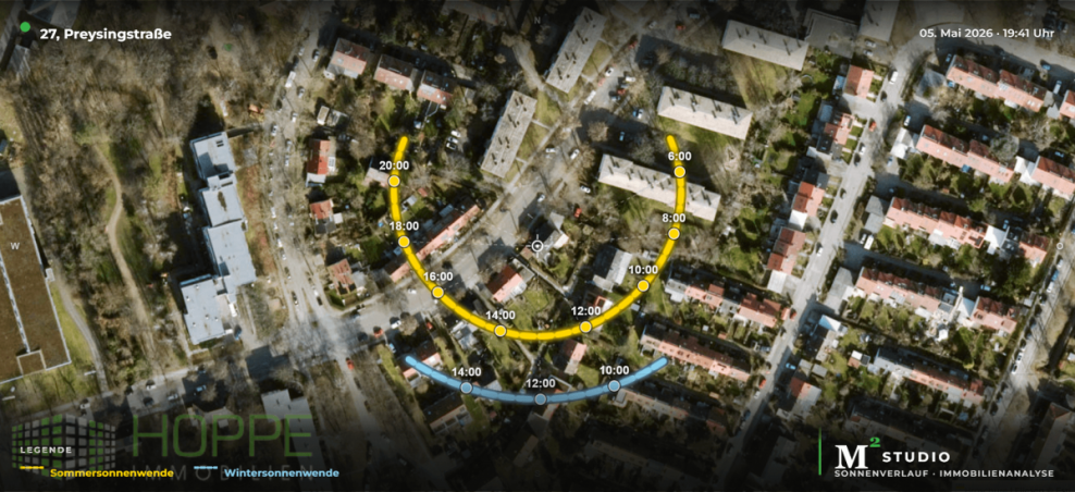 Sonnenverlauf Doppelhaush�lfte Berlin