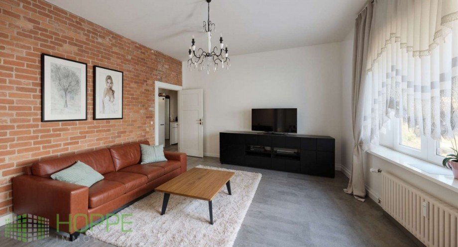 Wohnzimmer Bild 1 - Wohnzimmer, Industriell - (KI generiert) Etagenwohnung Berlin
