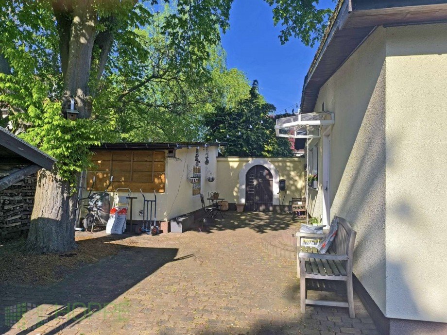 Grundst�ckeingang mit Garage Einfamilienhaus Berlin