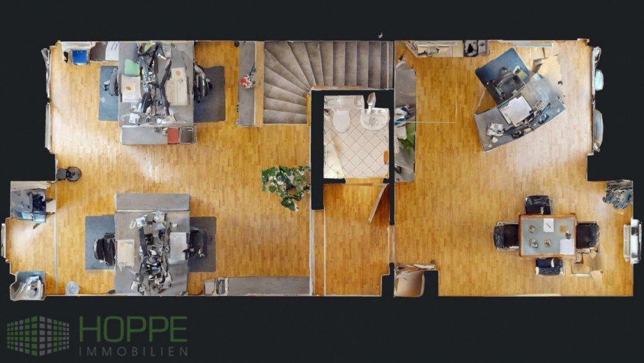 Grundriss Erdgeschoss B�rofl�che Berlin