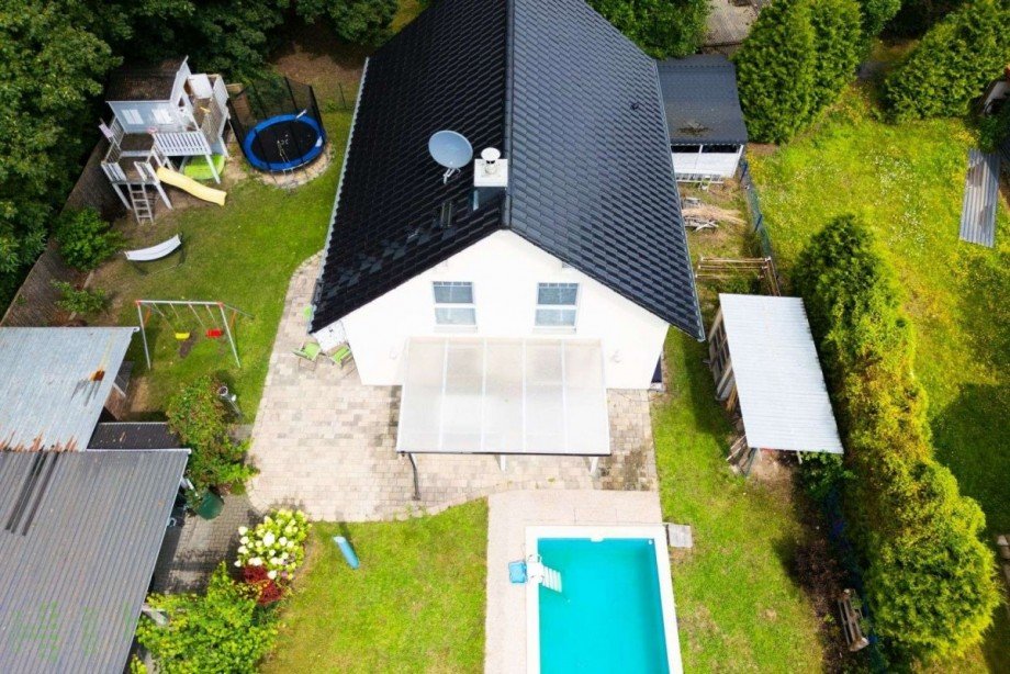 Luftbild 1 Einfamilienhaus Neuenhagen bei Berlin