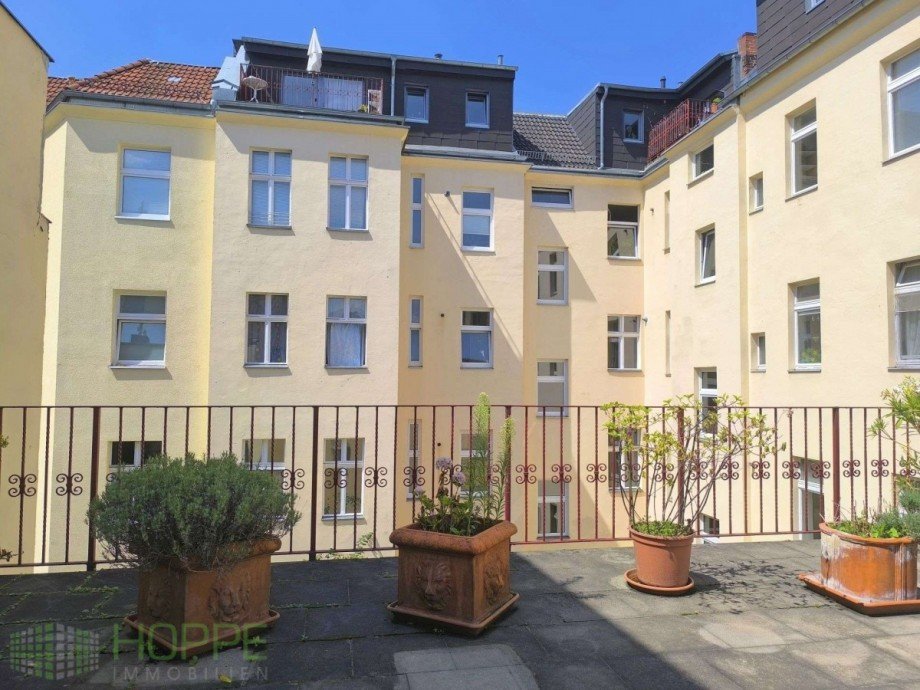 Blick vom Dachgarten Etagenwohnung Berlin