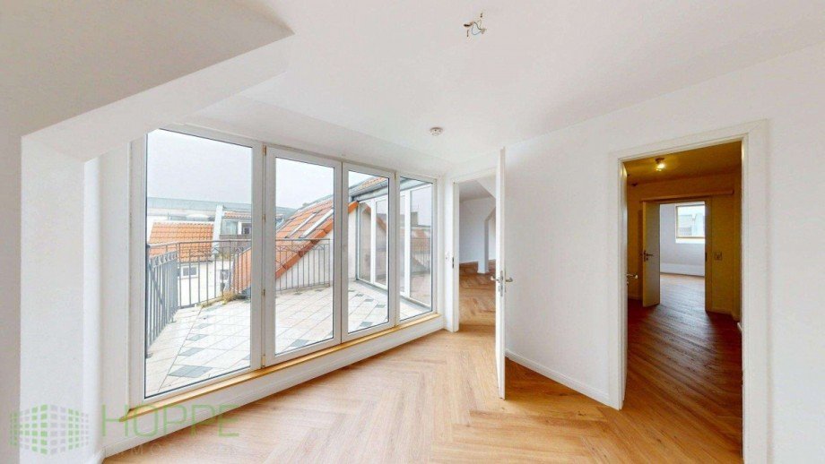 Schlafzimmer 2 Perspektive 2 Dachgeschosswohnung Berlin