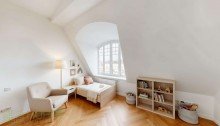 Schlafzimmer 2 Perspektive 1 - (KI generiert) Simon-Dach-Kiez - Sofortbezug - Exklusive Dachgeschosswohnung in begehrter Lage von Friedrichshain
