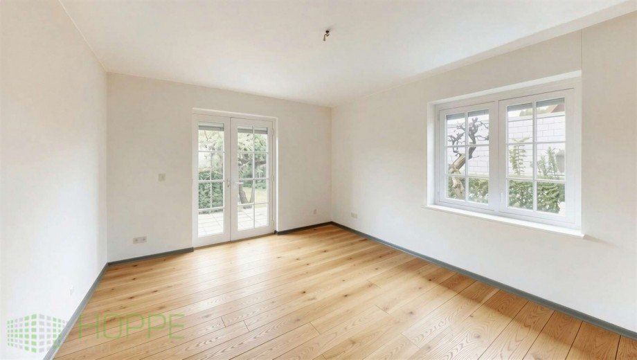Wohnzimmer - (Renovierung KI generiert) Doppelhaush�lfte Berlin