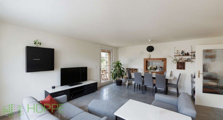 Wohnzimmer Perspektive 1 - Wohnzimmer, Modern - (KI generiert) Einfamilienhaus Dahme/Mark