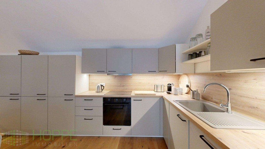 Moderne Einbauk�che Souterrainwohnung J�terbog