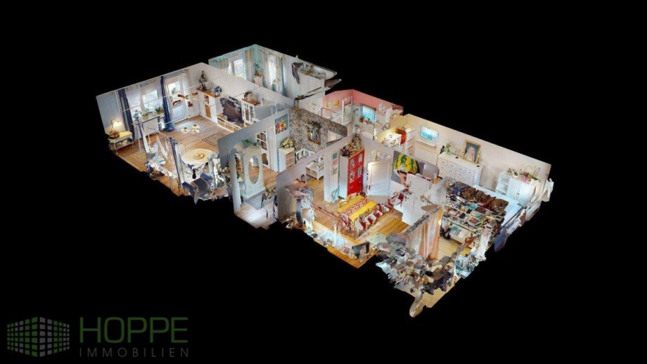 Dollhouse-View Einfamilienhaus Berlin