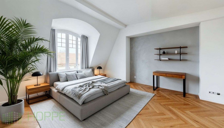 Schlafzimmer 1 Perspektive 1 - (KI generiert) Dachgeschosswohnung Berlin