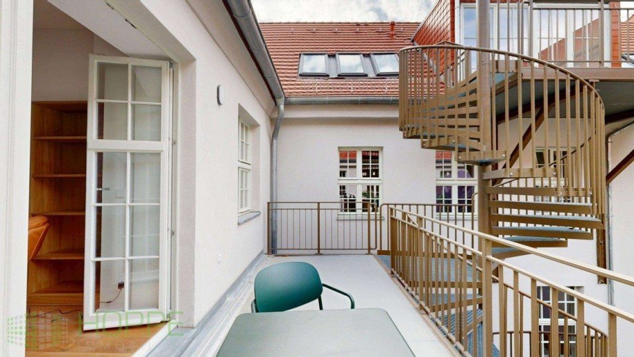 Terrasse Perspektive 1 Souterrainwohnung J�terbog