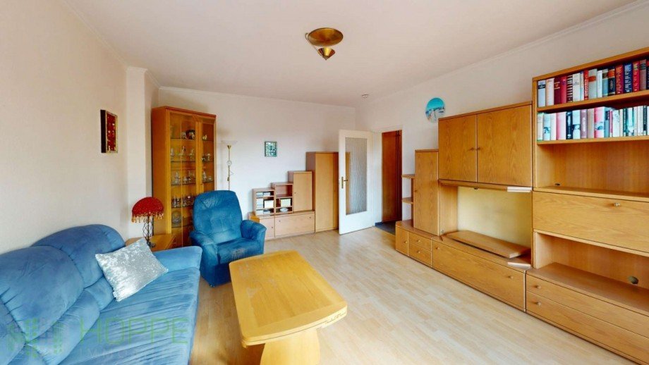 Wohnzimmer Ansicht 2 m�bliert Etagenwohnung Berlin