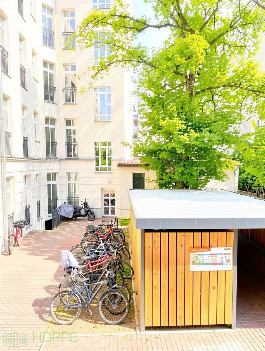 Hofansicht Bild 2 - (KI generiert) Dachgeschosswohnung Berlin