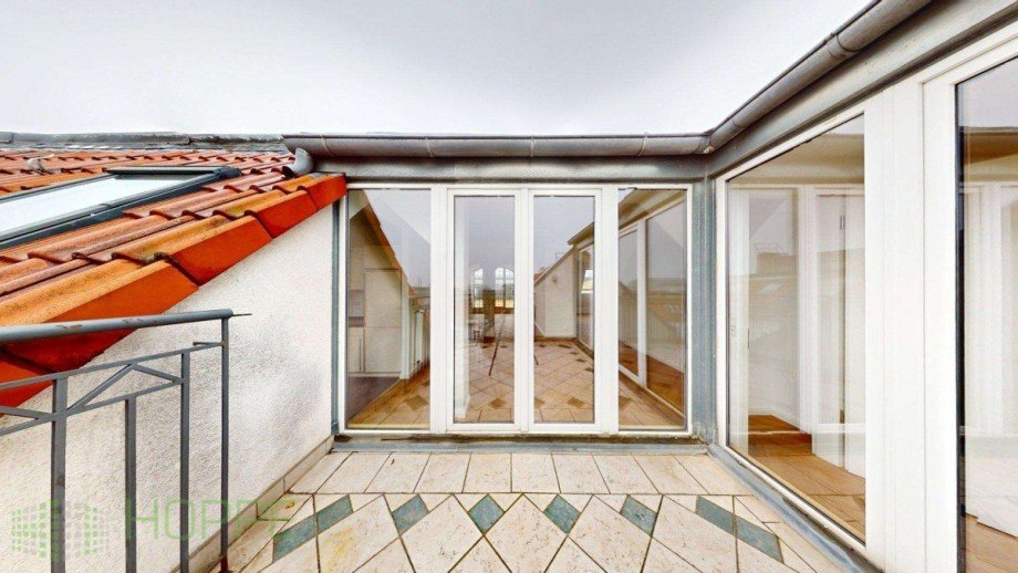 Terrasse Perspektive 2 Dachgeschosswohnung Berlin