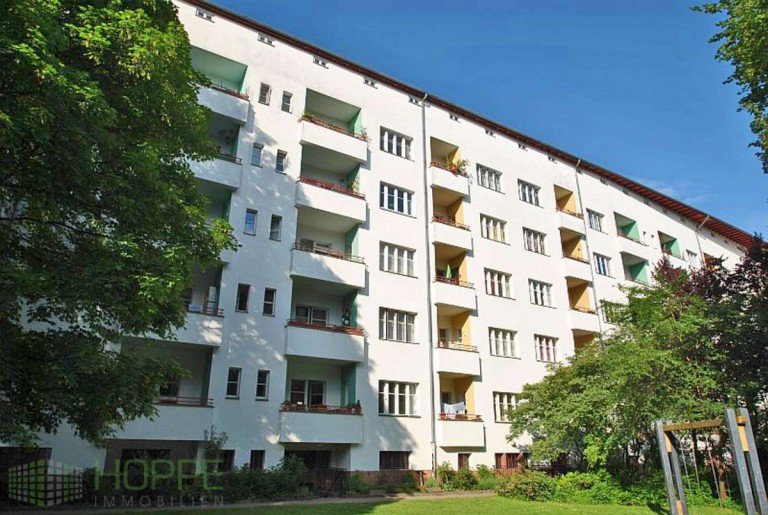 Hofansicht Berlin - Berlin - Neuk�lln - Neuk�lln Etagenwohnung Neuk�lln Donau-Kiez: Attraktive Balkonwohnung mit herrlichem Gr�nblick