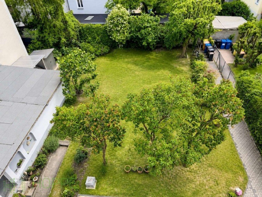 Garten - Vogelperspektive Wohn- / Gesch�ftshaus Berlin