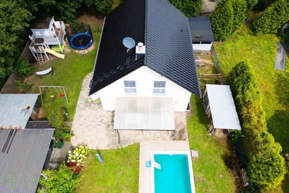 Luftbild 1 Einfamilienhaus Neuenhagen bei Berlin