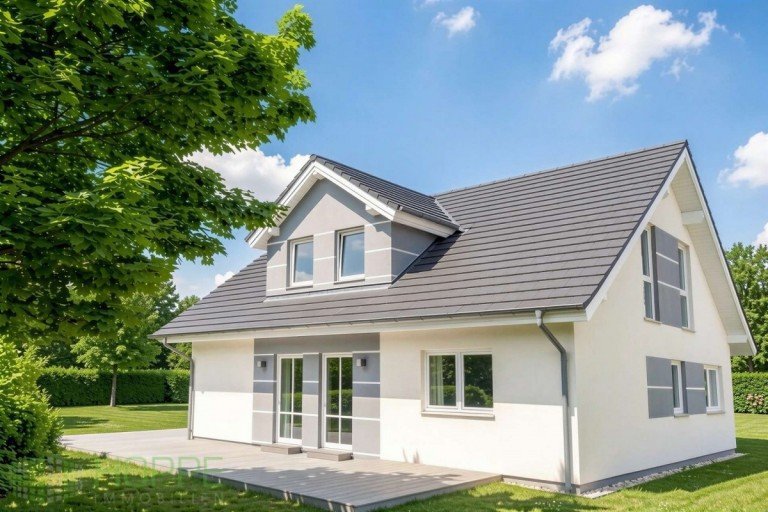 Bebauungsbeispiel - (KI generiert) Hoppegarten - Brandenburg - M�rkisch Oderland Wohngrundst�ck Dahlwitz-Hoppegarten - 800 m� Topgrundst�ck in Waldesruh f�r Ihr Traumhaus vor den Toren Berlins