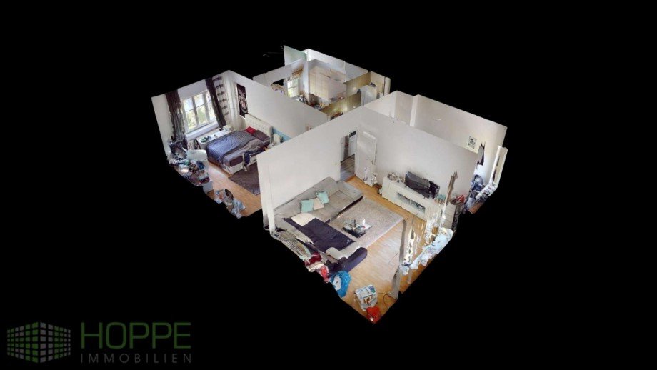 Dollhouse-View Etagenwohnung Berlin
