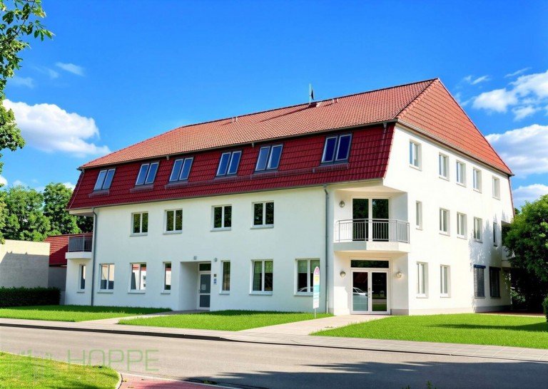 Au�enansicht - (KI generiert) Steinh�fel - Brandenburg - Oder-Spree Etagenwohnung Steinh�fel OT Heinersdorf - Attraktive Familienwohnung mit Balkon