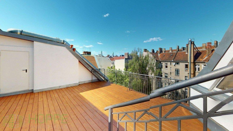 Terrasse Perspektive 3 Dachgeschosswohnung Berlin