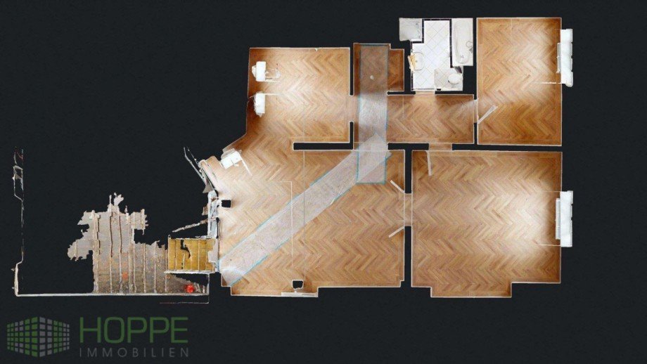 Grundriss Dachgeschosswohnung Berlin