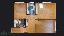 Grundriss Mitte - Sofortbezug: Wohnung mit riesiger Sonnenterrasse in Gesundbrunnen (KEINE K�uferprovision)