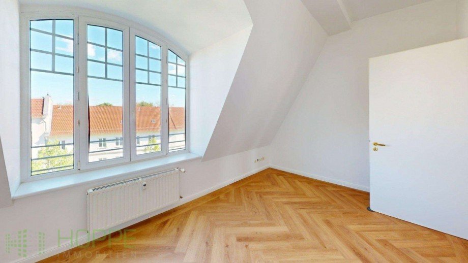 Schlafzimmer 2 Perspektive 3 Dachgeschosswohnung Berlin