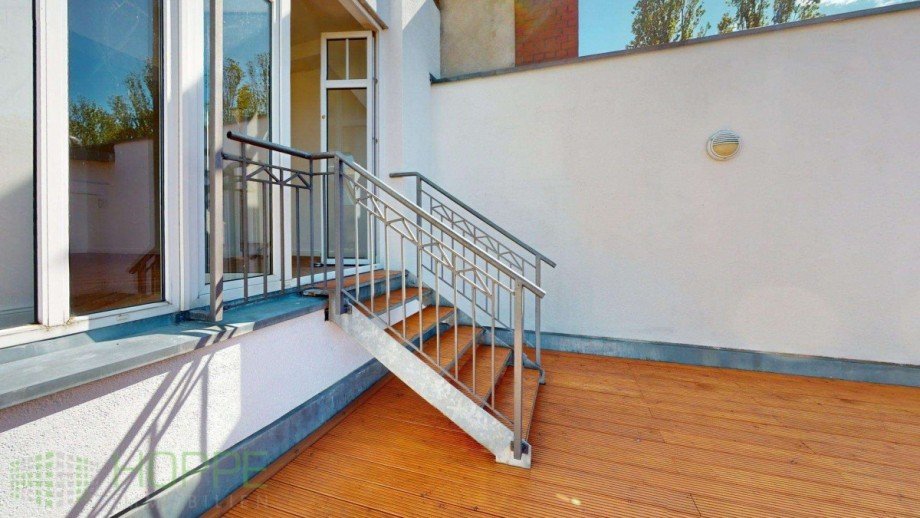 Terrasse Perspektive 4 Dachgeschosswohnung Berlin
