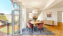 Essbereich Perspektive 1 - (KI generiert) Simon-Dach-Kiez - Sofortbezug - Exklusive Dachgeschosswohnung in begehrter Lage von Friedrichshain