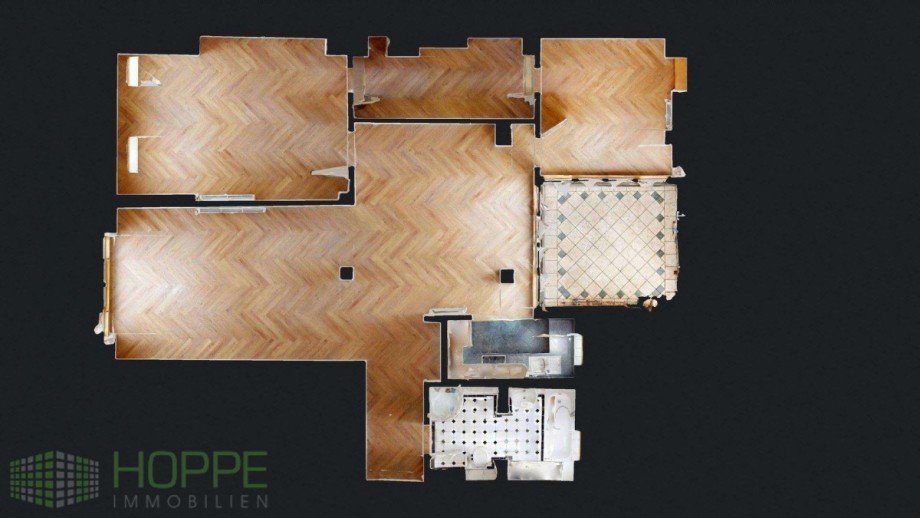 Grundriss Dachgeschosswohnung Berlin