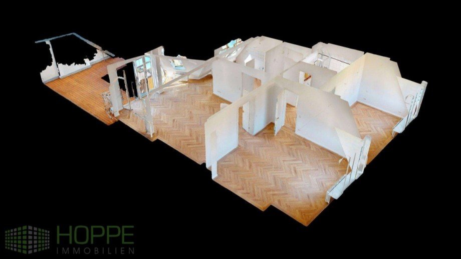 Dollhouse-View Dachgeschosswohnung Berlin