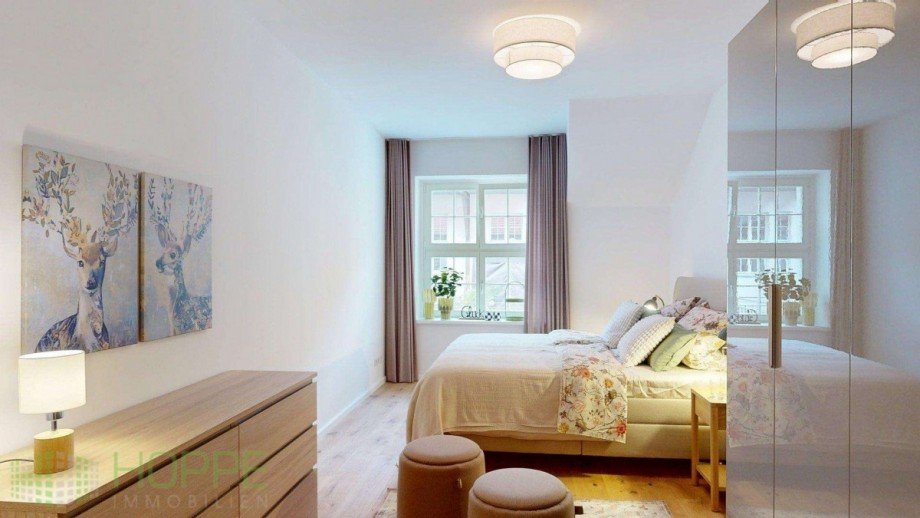 Schlafzimmer 1 Perspektive 1 Souterrainwohnung J�terbog