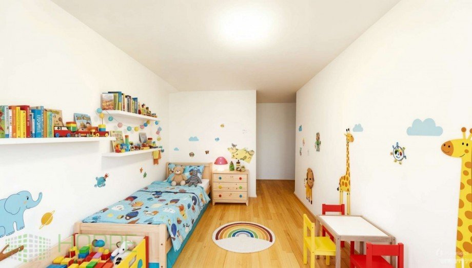 Kinderzimmer 2 Bild 1 - (Einrichtungsvorschlag KI generiert) Etagenwohnung Steinh�fel
