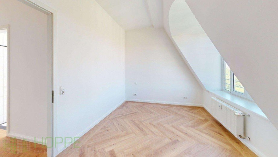 Schlafzimmer 2 Perspektive 2 Dachgeschosswohnung Berlin