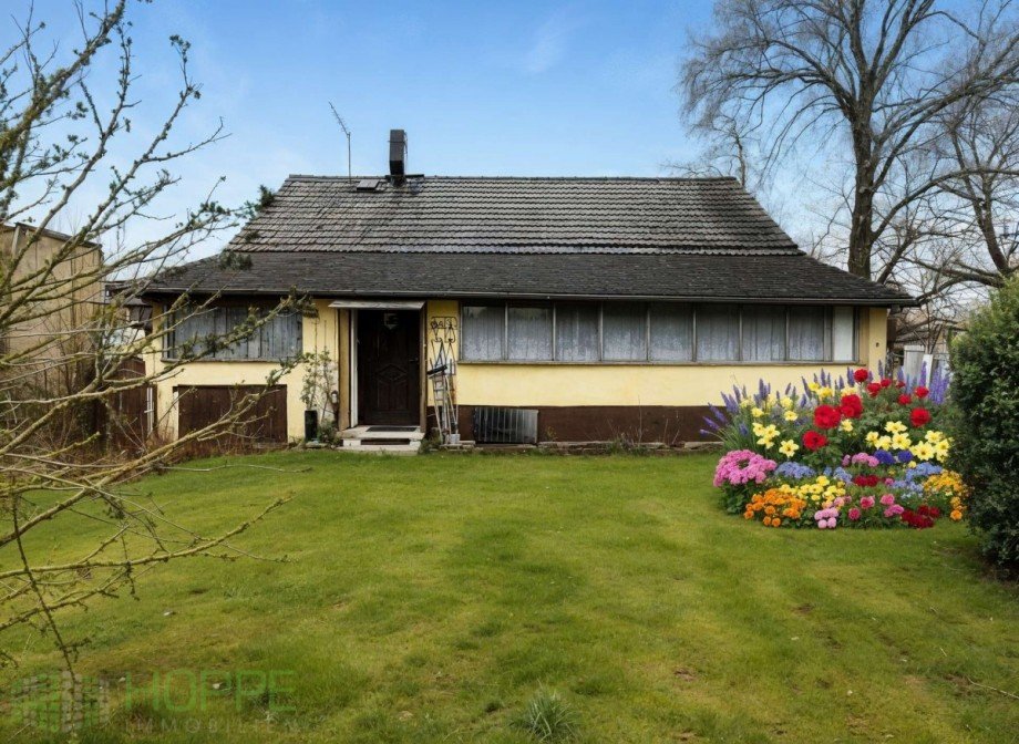 R�ckansicht - (KI generiert) Bungalow Niederer Fl�ming